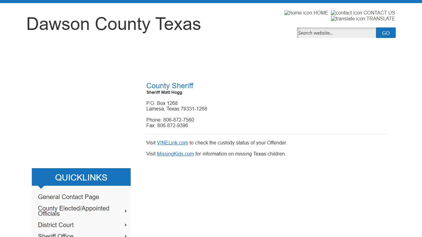 Dawson County, Texas